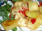 рецепты для малышей_кабачки с сыром под белым соусом